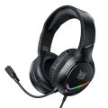 onikuma x31 Gaming Headset, Gaming Headphone with 7.1 Surround Sound Stereo, Xbox One Headset with Noise Canceling Mic & LED Light, Compatible with PC, PS4, PS5, Nintendo Switch. 