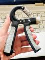 HISTRO 5-60 kg Plastic Hand Grip Strengthener – Adjustable Grip Strength Trainer with Stainless Steel Spring for Strong Wrists, Fingers, Forearm, Hands and Rehabilitation Exercise  Hand Gripper Adjustable Resistance Automatic Counting Non-Slip Hand Grip. 