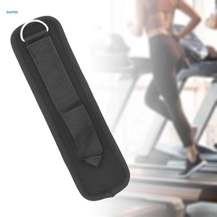 Slim Panda Ankle Strap For Cable Machine,Ankle Cuff For Kickbacks, Booty Hip Abductors,Glute Workouts, Leg Extensions, Curls For Men And Women, Adjustable With Double D-Rings - Color Black - Nombre De Estilo