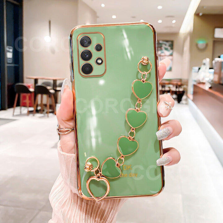 For%20Samsung%20Galaxy%20A32%204G%20Back%20Cover%20with%203D%20Love%20Heart%20Wristband%20Chain%20Fashion%20Bracelet%20Shiny%20Plating%20Phone%20Case%20Soft%20Silicone%20Bumper%20Protective%20Cover%20-%20Image%206