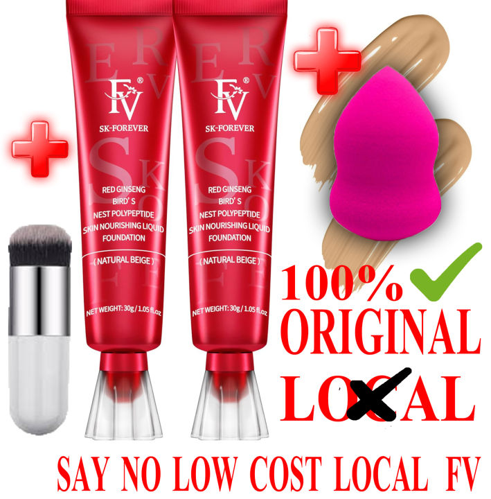 New Arrival Original FV Flawless Foundation – Professional Matte Finish, Long Lasting, Oil Free, Full Coverage Foundation for All Skin Types