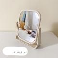 Makeup Mirror Ladies Makeup Desktop Cute Rotating Fashion Mirror Oval Rectangle Shape Women Cosmetic Mirror. 