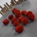 pom poms-2 cm size. 