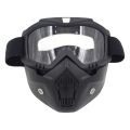 OIMG Motorcycle Motorbike Riding Helmet Goggles Full Face Mask Shield Glasses Eyewear. 