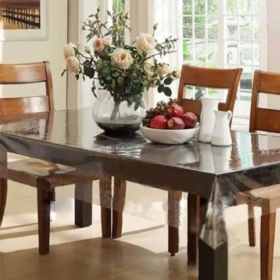 6%20Seater%20PVC(%207.5%20x%205%20Ft)%20Transparent%20Clear%20Dining%20Table%20Cloth%20/%20Cover%20Plastic%20Table%20Cover%20Protector%20Sheet%20Rectangle%20-%20Image%203