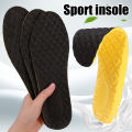 Latex Sport Insoles Soft High Elasticity Shoe Pads Breathable Deodorant Shock Absorption Cushion For Men Women. 