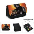Star Wars Baby Yoda School Pencil Case Box Mandalorian Stationery Store Pen Case High Capacity Kawaii Student School Supplies. 