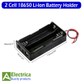 1/2/3/4 Cell 18650 Battery Holder with Wires – Pack of 4 | DIY Battery Pack Case by Electrica. 
