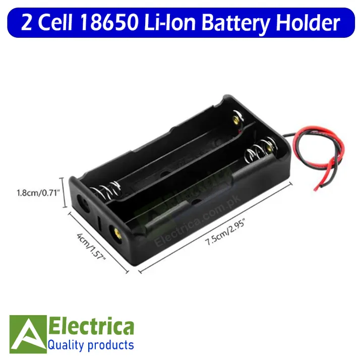 2-Slot%2018650%20Battery%20Holder%20Dual%203.7V%20Li-ion%20Cell%20Case%20with%20Pre-Wired%20Leads%20for%20DIY%20Power%20Bank%20Arduino%20Robotics%20(2Pcs/5Pcs)%20by%20Electrica%20-%20Image%204