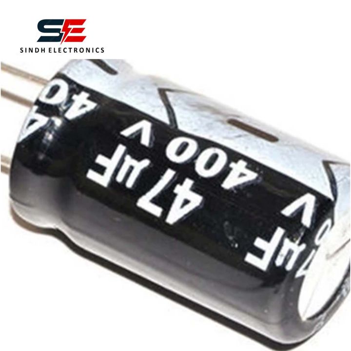 1PCS - 47uF 400V Radial Electrolytic Capacitor