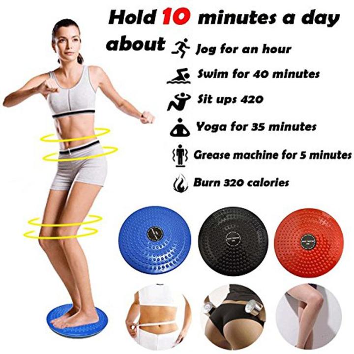 Ab Twister Disc Waist Trimmer Disc Rotating Board Exercise Fitness Sports Equipment