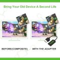 Xbox to HDMI Adapter, HD Link Cable for Original Xbox, Original Xbox to HDMI Converter Supports 1080P/720P Compatible with Original Xbox Includes 1.5 m HDMI Cable. 