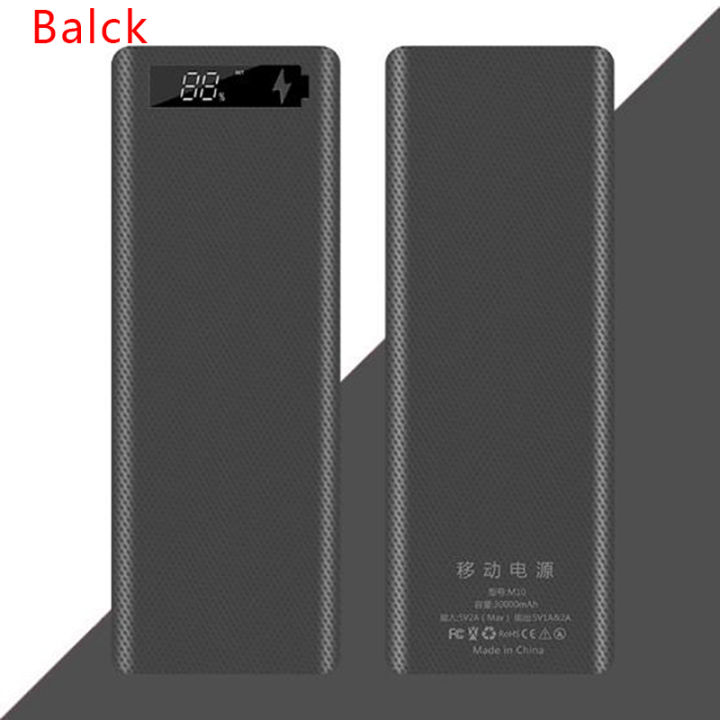 Kit Power Bank Fai-da-te L10 Per 10 Batterie 18650 – Doppia USB, Ricarica Rapida 22.5W, Display LCD