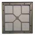 Ventilation Mesh Jalli 12"inch-Mesh Size(10"x10")-Light Ash-2Pc. 