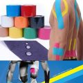 【KuaKe Mall】Tape Atletische Herstel Zelf Aanhangend Wrap Taping Medische Spier Pijnbestrijding Knie Pads Protector tape. 