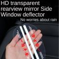 For Nissan Car Side Rear View Mirror Rain Eyebrow Visor Look Sun Shade Snow Guard Weather Shield Cover Auto Accessories. 