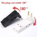 Protable 4 in 1 EU Electrical Socket 180 Degree Rotation Wall Outlet Power Converter High Quality Extension Socket Adapter. 