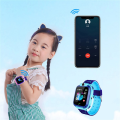 Kids Watch Q12  GPS Tracking Sim Card Support Smart Phone Control, SOS Call, Voice chat,  Touch Screen, Camera, Flashlight (N). 