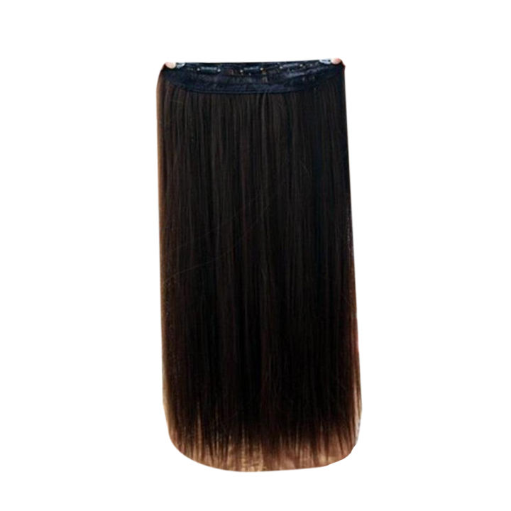 5 Clips In Straight Synthetic Hair Extension - Natural Brown