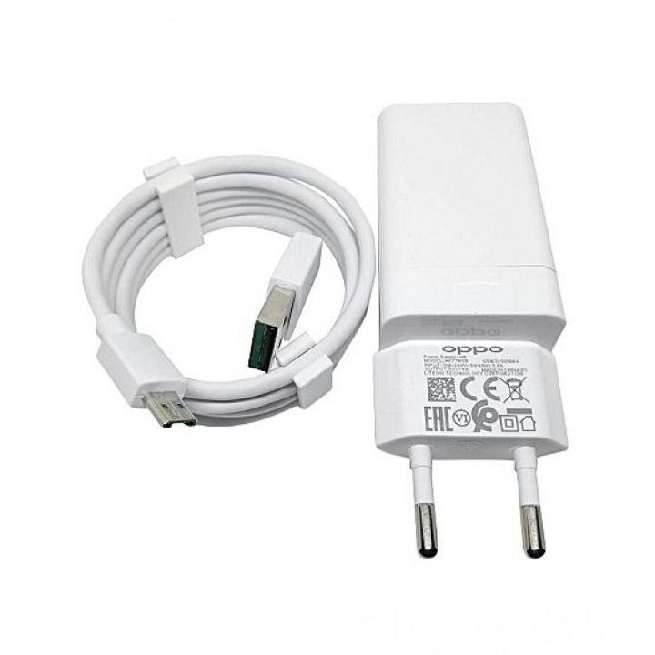 original OPPO Vooc Mobile Charger Compatible for Oppo F9 F9 Pro F7 F5 F3 F3 Plus A71 A71K A83 A5 A3s A37F F1s / F3/Plus, F5/Youth, F7, A83, A37f, A37, A71, A57 and All Smart Phones (White)