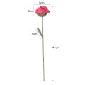Diy Rose Bouquet Vibrant Faux Rose Crochet Long Stem for Wedding Centerpieces Gifts Southeast Asian Buyers' Favorite Rose Flower Centerpiece. 