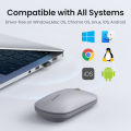 UGREEN Silent Wireless Mouse Adjustable 4000 DPI For MacBook Tablet Computer Laptop PC Mice 3cm Slim Quiet 2.4G Wireless Mouse. 