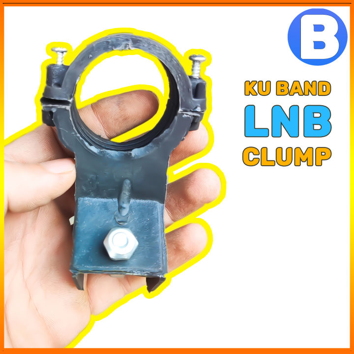 Ku%20Band%20LNB%20Holder%20LNB%20Feed%20Horn%20%7C%20Ku%20Band%20Plastic%20Clump%20For%202%20Feet%20Antenna%20-%20Image%202