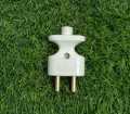 3Pcs 2 Pin Plug Male (Shoe) 250v 6A Hero Smart Plus Plug Heavy Duty Brass Legs Top 2-Pin Model W008 High Quality. 