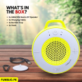 【AmazonBasics】 Wireless Bluetooth Shower Speaker with 5W Driver, Built-in Mic & AUX Input - Rechargeable Mini Speaker, MP3 Blutooth Player for Mobile PC Computer & Laptop with High Bass - By FunBug. 