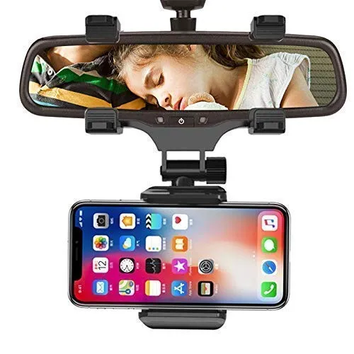 360%20Degree%20Rotation%20Car%20Rearview%20Mirror%20Mount%20Mobile%20Phone%20Stand%20Bracket%20Holder%20-%20Image%203