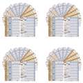 48 Expense Budget Sheets, Money Organizer for A6 Budget Binder -for Cash & LEDger Book, for Wallet, Budget Planner. 
