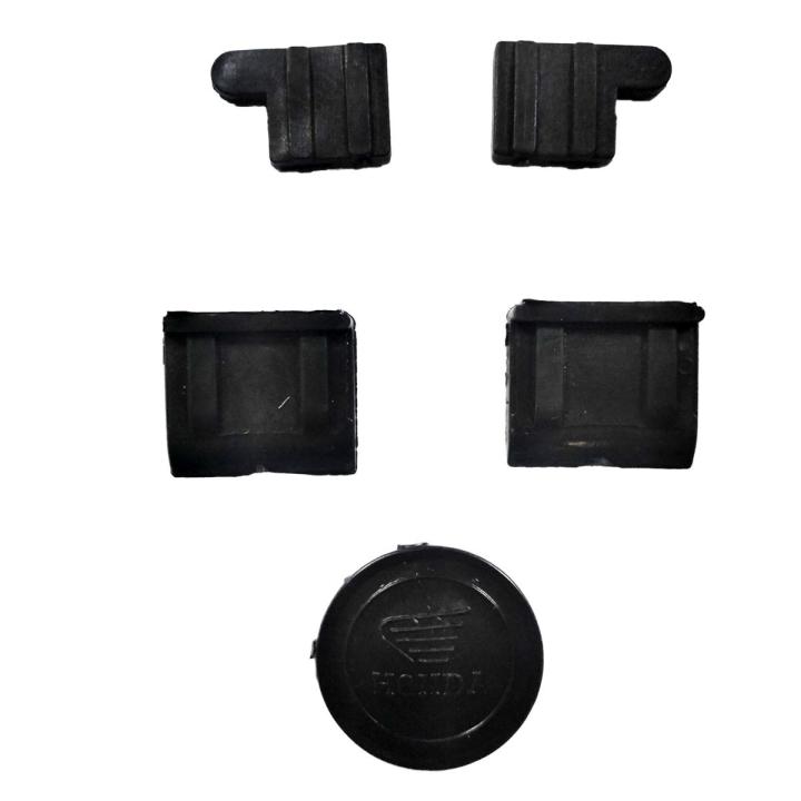 Honda 125 Tappa Rubber set with chain cover rubber | CG125 Side Cover Rubber Set | Tappa Rubber | 125 Tp Rubber