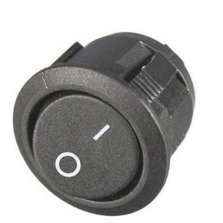 SPST switch rocker switch on off button round shape for Arduino DC and AC circuits