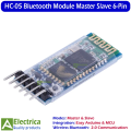 Original HC-05 Bluetooth Module Master Slave Wireless Serial Transceiver UART for Arduino, Raspberry Pi & Microcontroller Projects by Electrica. 