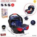 Baby Carry Cot For Kids, Jumbo Size Rocker & Sleeping, Car Seat Gear With Safety Mosquitto Net, Sun Canopy & Adjustable Handle Rocker Seat With Storage Compartment Perfect For New Born Baby Available in Assorted Print & Colors. 