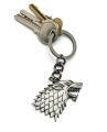 Game of Thrones Dire Wolf Metal Keychain - Silver. 