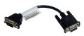 9-pin Male to 9-pin Female 6" Serial Data Genuine Cable RS232. 