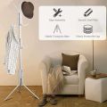 9 Hooks Coat & Hat Rack, Coat Hanging Stand, Tree Shaped Clothes Hanger Metal Coat Rack Steel Tube Space Saving Rack. 