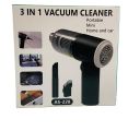 3 in 1 Vacuum Cleaner USB Car Vacuum Cordless Rechargeable | Strong Suction Wireless Handheld Car Vacuum Cleaner Multi Functional Portable Mini Vacuum Cleaner for Car & Home. 