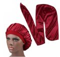 Men Silk Durag Match Silk Bonnet for Women Same Color Silky Durag Bandanas for Men Long Tail Durags Wave Cap Sleep Cap. 