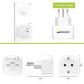 LENCENT 2 X Pakistan/Europe to Switzerland Adapter Plug Travel Adapter(White) Charger Converters Plug Adapters Mobile Accessories. 