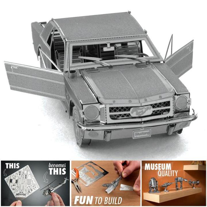 Ford Mustang DIY Metal Model - Unassembled