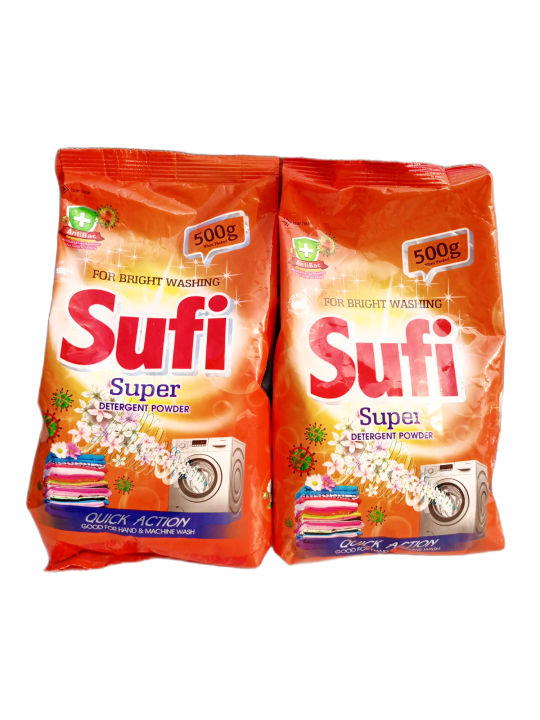Sufii Super Detergent Powder 500g (Pack of 2)