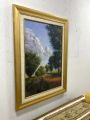 Pakistan Village Painting |Painting on Canvas | Home Decor Painting | Landscape Wall Decor Painting. 