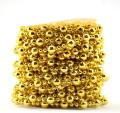 5 meter - Gold Beaded Garland, Pearl Bead Roll String Crystal Strand for Christmas/Wedding Decoration. 