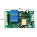 ESP8266 ESP-12F WIFI Relay Module 2CH 5V/8-80V Relay Switch Develop Board for IDE Smart Remot Control. 
