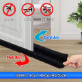 Door Draft & Dust Stopper - Insect - Air Stopper - Under Bottom Seal - Twin Draft Guard (18-44 Inches) - Waterproof. 