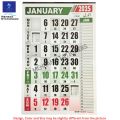 Wall Calendar 2025 With Islamic Calendar and Reminder Columns | Table Calendar 2025 | Mehran Stationers. 