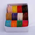 24pcs/ 2 Dozen velvet glass bangles / 25 colors in  Standard Size. 