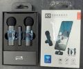 WIRELESS MIC K9 Dual Microphone Mic Plug & Play USB Type C Plug Wireless Lavalier Microphone | Mini Lapel Microphone Wireless Mic For Recording YouTube_Facebook_ Interview Auto Sync Noise Reduction NO APP or Bluetooth Needed- Dual Mic. 